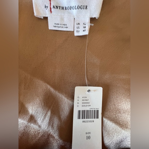 Anthropologie One-Shoulder Metallic Jumpsuit - Picture 12 of 13